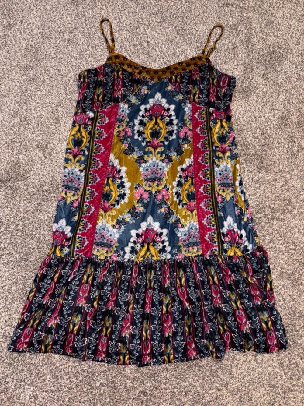 Anthropologie Zadie Velvet Slip Dress
